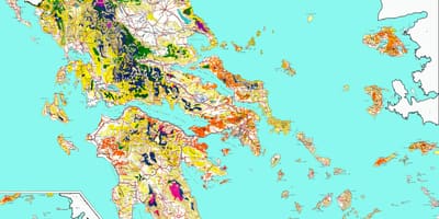 Hellas bosques mapa