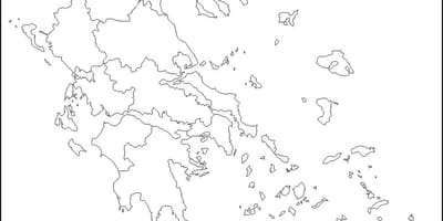 Mapa de Grecia esquema