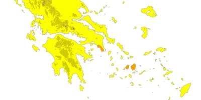Mapa climático de Grecia