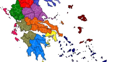 Hellas municipios mapa