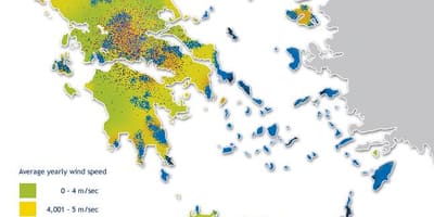 Mapa de mapa de viento
