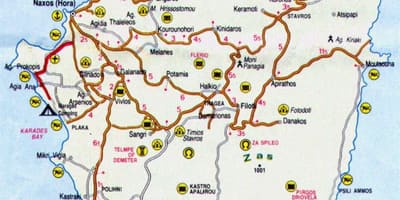 Mapa de patras, Grecia