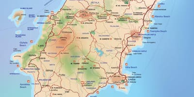 Mapa De Rodas, Grecia