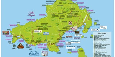 Skiathos mapa de Grecia